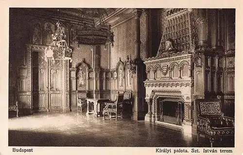 Budapest Királyi palota Szt. István terem ngl 149.913