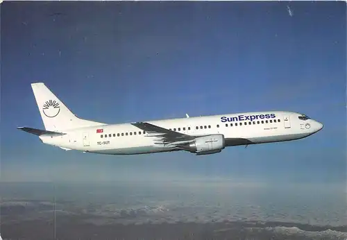 SunExpress Werbepostkarte Boeing 737-400 TC-SUT gl200? 151.792