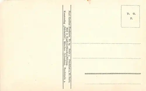 Frankfurt a. M. An der Saalgasse nach Aquarell von Paul Geissler ngl 151.957