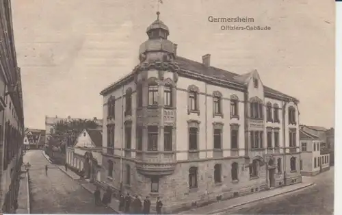 Germersheim Offiziers-Gebäude feldpgl1916 221.817