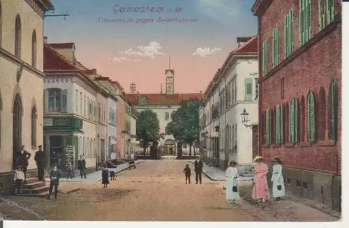 Germersheim Lilienstrasse gegen Zollerkaserne gl1919 221.834