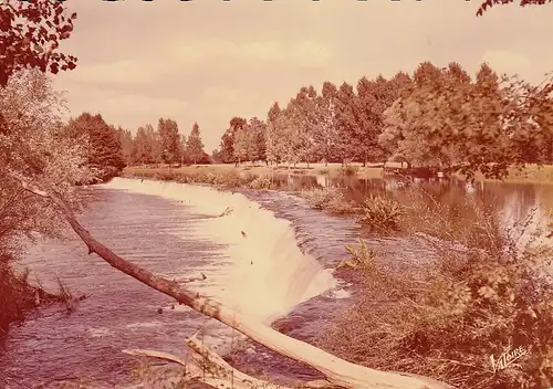 Paysages du Cher Céversoir sur la rivière ngl D8599