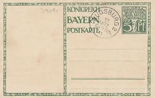 Bayern Prinzregent Luitpold zum 90. ngl D4095