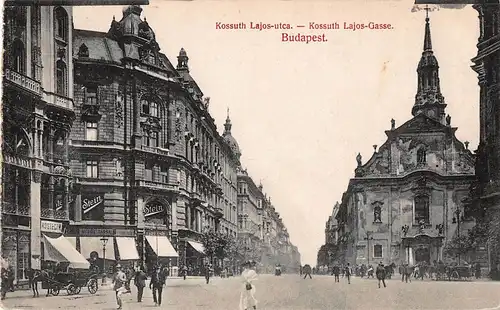 Budapest Kossuth Lajos-utca / Kossuth-Lajos-Gasse ngl 149.978
