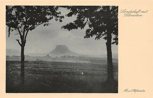 Sächs.Schweiz Landschaft mit Liienstein ngl 154.439