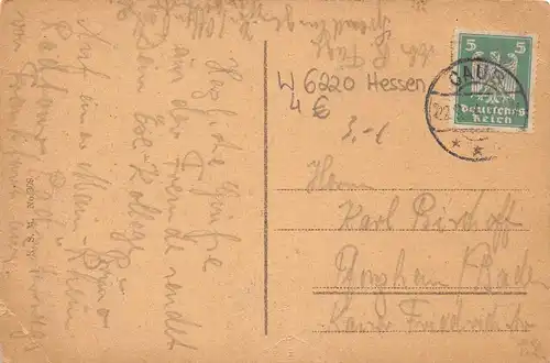 Ruine Ehrenfels - Der Rhein gl1924 155.812