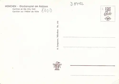 München Glockenspiel am Rathaus ngl D5482