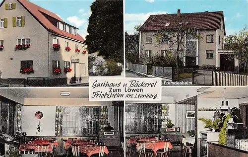 Friolzheim (Kreis Leonberg) Gasthaus und Bäckerei Zum Löwen ngl 157.308