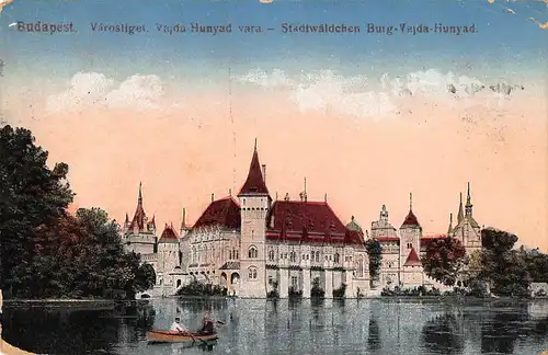 Budapest Stadtwäldchen Burg Vajdahunyad / Városliget Vajda-Hunyad ngl 150.051