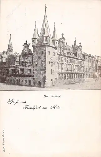 Gruss aus Frankfurt a. M. Der Saalhof ngl 151.902