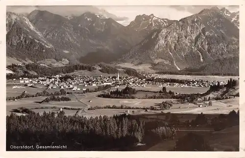 Oberstdorf im bayr.Allgäu Gesamtansicht gl1940 154.531