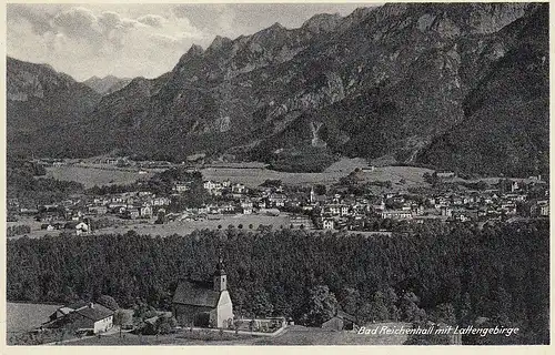 Bad Reichenhall mit Lattengebirge ngl D9363