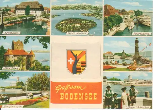 Gruss vom Bodensee Leporello Mehrbildkarte ngl 221.406