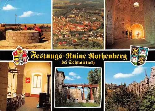 Festungsruine Rothenberg bei Schnaittach 6 Ansichten gl1979 156.650