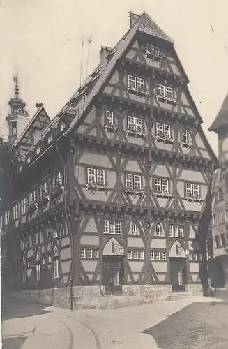 Esslingen - Altes Rathaus Rückseite ngl D6206