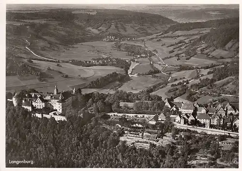 Langenburg/Württ. Panorama Luftbild ngl D6226