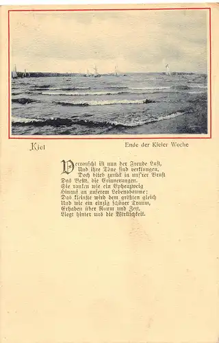 Kiel Ende der Kieler Woche Gedicht marinepgl1919? 151.278
