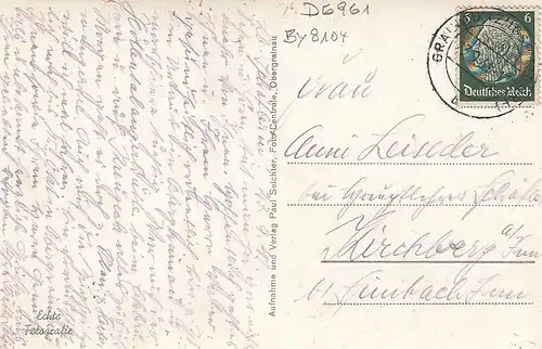Höllentalklamm mit Wasserfall gl1941 D6961
