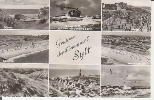 Nordseeinsel Sylt Mehrbildkarte gl1965 223.657