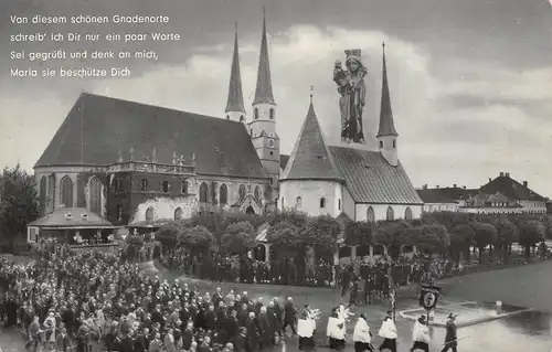 Wallfahrtsort Altötting - Gnadenkapelle Stiftskirche m. Pilgerzug gl1965 154.763