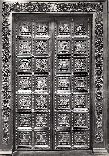 Firenze Batt. di S.Giovanni Bronzetür Südseite ngl D6064