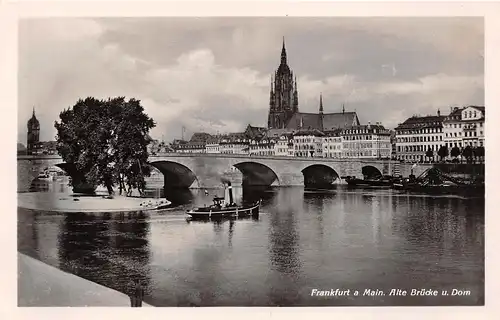 Frankfurt a. M. Alte Brücke und Dom ngl 151.974
