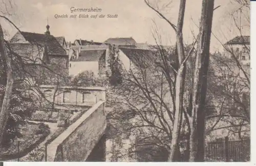 Germersheim Queich mit Blick auf die Stadt feldpgl1916 221.818