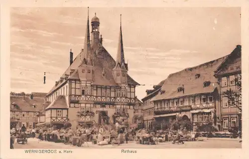 Wernigerode im Harz Rathaus ngl 154.165