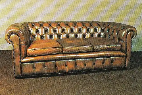 Interieur: 3-zits bank Chesterfield ngl D7114