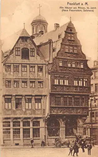 Frankfurt a. M. Römer Haus Frauenstein Salzhaus 16. Jahrh. ngl 151.997