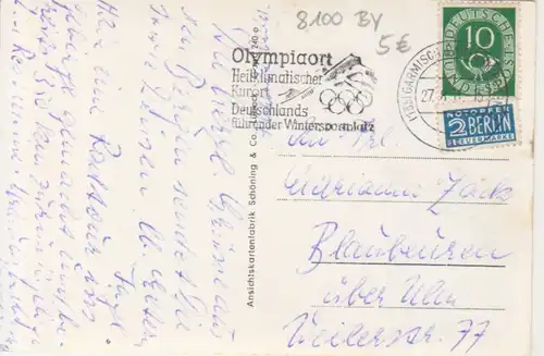 Garmisch-Partenkirchen Frühlingsstraße Eibsee Riessersee gl1951 222.303