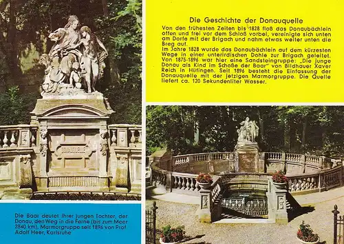 Donaueschingen Donau-Quelle Historien ngl D6457