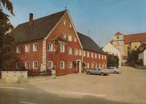 Bergen b.Neuburg/Donau Gaszhof zum Klosterbräu gl1991 D5146