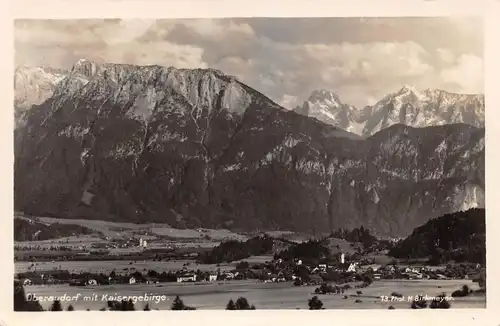 Oberaudorf mit Kaisergebirge gl1941 154.864