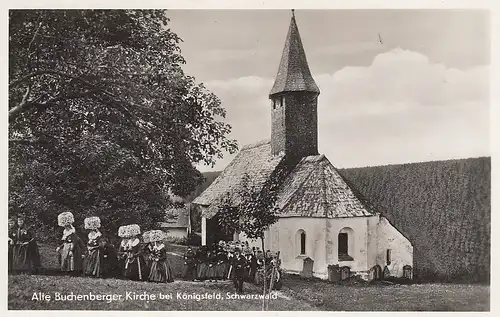 Alte Buchenberger Kirche bei Königsfeld Schwarzwald ngl D6540