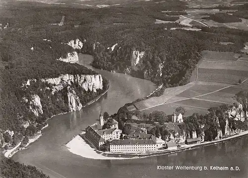 Kloster Weltenburg b.Kelheim an der Donau Luftbild ngl D6381