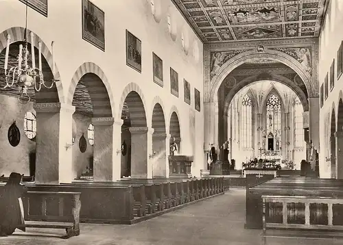 Reichenau i.B. Münster Mittelschiff mit Ostchor ngl D7292