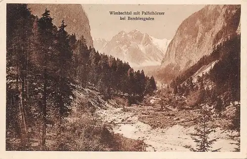 Wimbachtal mit Palfelhörner bei Berchtsgaden ngl 155.051