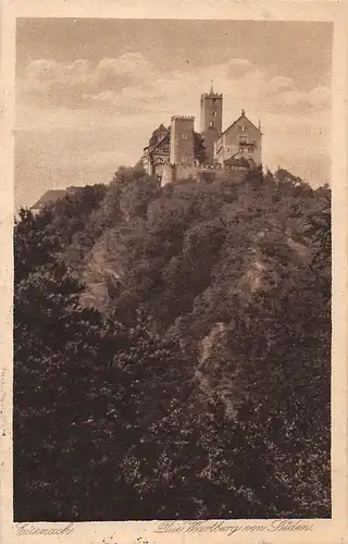 Eisenach - Die Wartburg von Süden gl1920 154.422