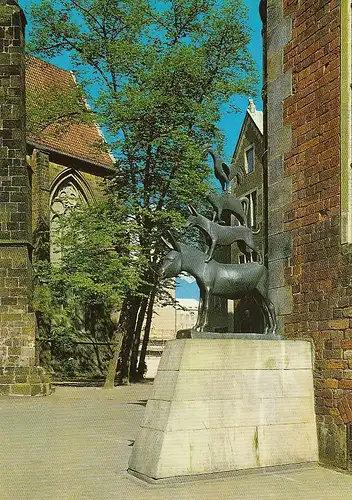 Bremen Die Bremer Stadtmusikanten glum 1980? D6698