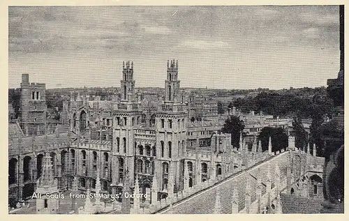 Oxford, All Souls from St.Marys' ngl D9296