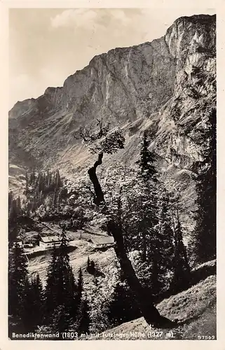 Berghütte: Benediktenwand mit Tutzinger Hütte gl1935 155.153