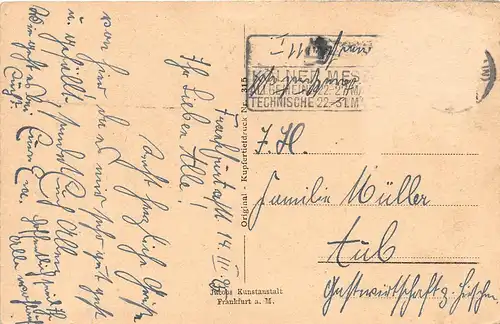 Frankfurt a. M. Palmengarten Gesellschaftshaus gl1925 151.852