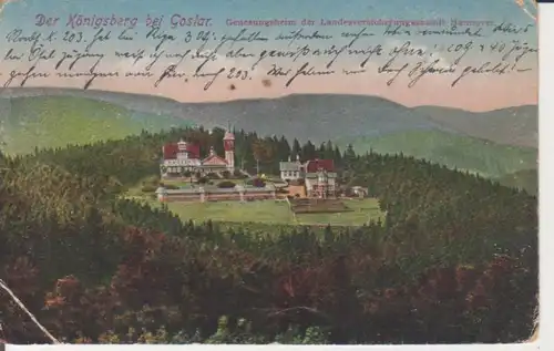 Der Königsberg bei Goslar Genesungsheim feldpgl1917 222.275
