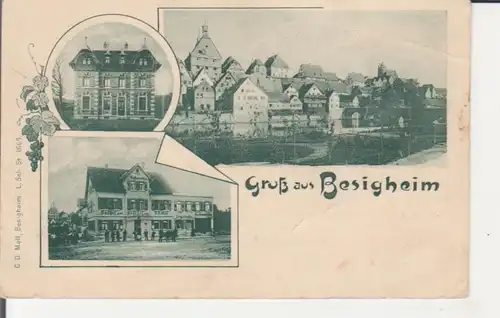 Besigheim Teilansicht Gasthof gl1902 223.796