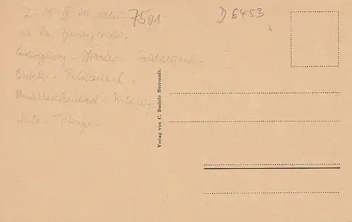 Frauenalb Schwarzwald Klosterruine ngl D6453