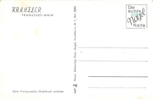 Frankfurt a. M. Café Kranzler Außenbereich ngl 151.884