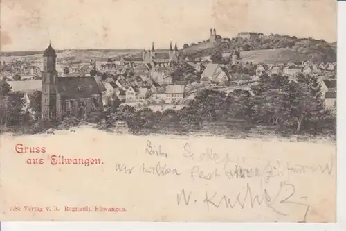 Ellwangen (Jagst) Panorama gl1899 224.176