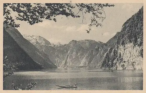 Königssee vom Malerwinkel nahe Berchtesgaden ngl D9332