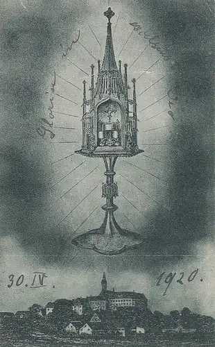 Klosterkirche Andechs am Ammersee H.J.Hostien-Monstranz ngl D9358